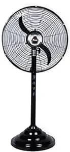 Ravi Power Pedestal Hi-Speed Fan 450 mm (Glossy Black)