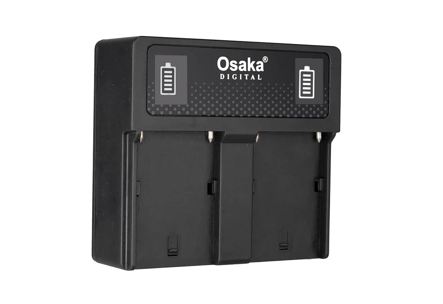 Osaka Dual Charger | Dual Slot Fast Battery Charger for Sony NP-F Series (F550/F750/F970) | LED Indicator Smart Charging Dock | Portable Compact Camera Battery Charger with Overcharge Protection – image 1