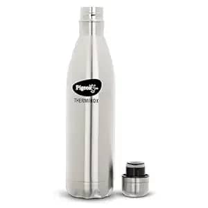 Pigeon by Stovekraft Aqua Therminox Stainless Steel Vaccum Insulated Water Bottle with Copper Coating Inside for Better Hot and Cold Retention (1000 ml) – image 1