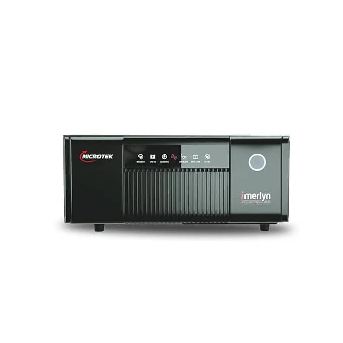 Microtek iMerlyn 1050 Advanced Digital 900VA/12V Inverter, Support 1 Battery With 2 Year Warranty for Home, Office & Shops – image 1
