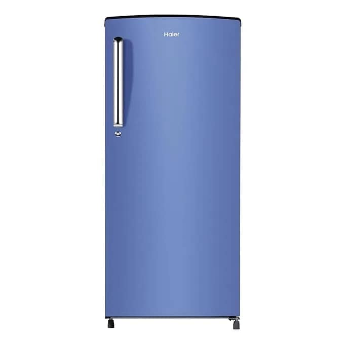 Haier 185 L, 2 Star, Radish Blue Finish Direct Cool Single Door Refrigerator REF HRD-2062BRB-N