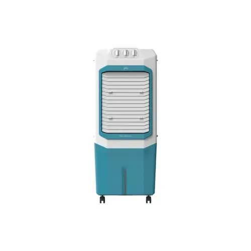 Godrej Fiber Body Cooler 75 Litres Honeycomb Pads SNOW CHILL CL EDGE SCPD 95 DBFN4 OBL | 5 Blade Fan 120 degree wide angle Air throw Fully Collapsible Louvers 24 Days Fa