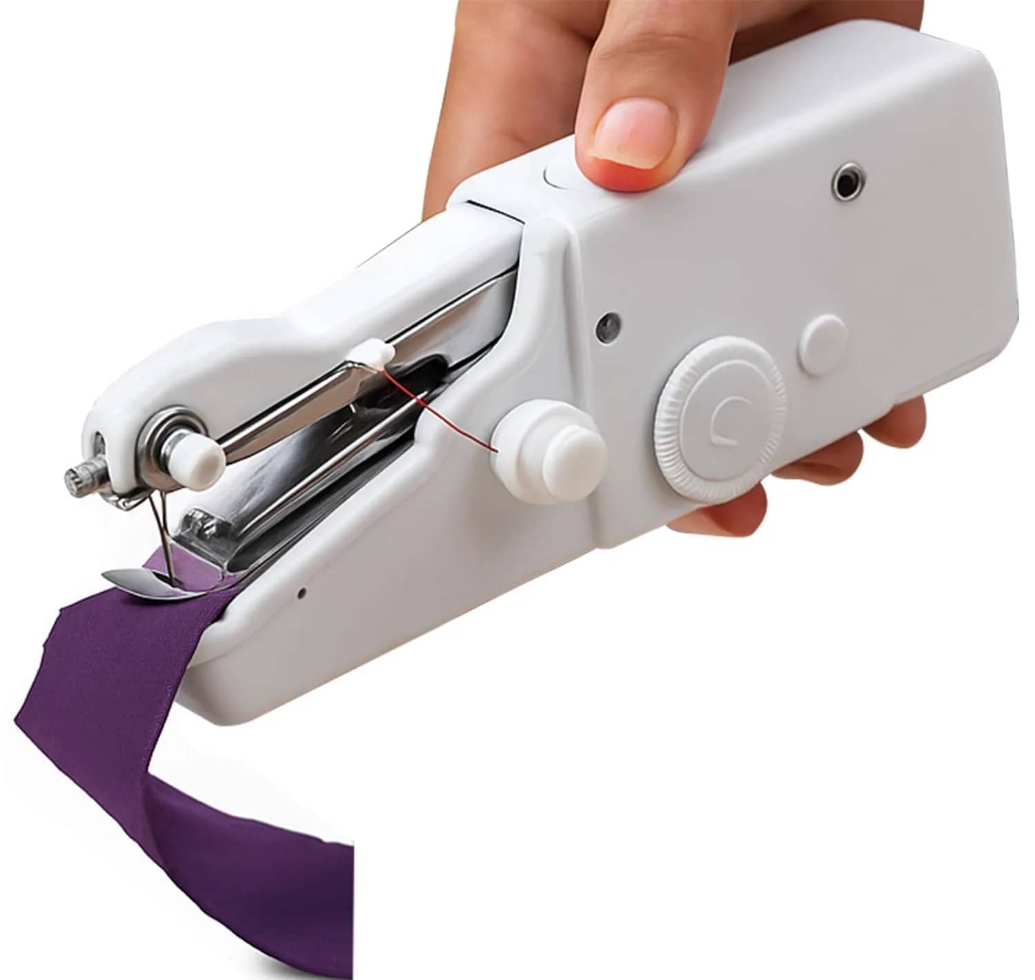 TEKCOOL Handy Stitch Mini Hand Sewing Machine | Portable Stapler-Style Silai Machine for Quick Repairs, Home Tailoring & Emergency Stitching | Lightweight Handheld Sewing Tool (Handy Stitch) – image 1