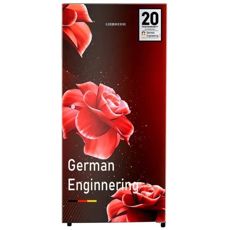 Liebherr DNPRDC 1901, 191L 3 Star Inverter, Direct Cool Single Door Refrigerator, 20 Years Warranty on Compressor, Vegetable Organiser, Red Divine – image 1