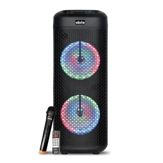 Elista ELS T-5000 Blast TUFB 40 W Trolley Party Speaker | with Wireless Mic for karoke| Buiilt in FM | BT/USB/Aux/TF Input| 7 Segment LED Display – image 1