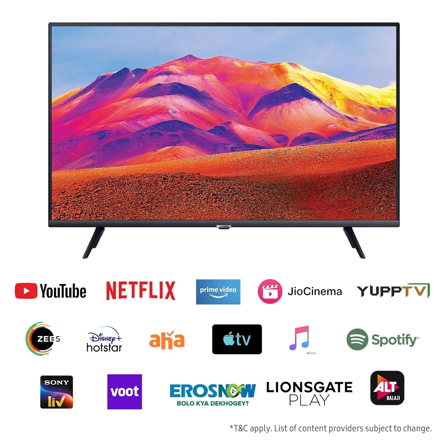 Samsung 108 cm (43 inches) Full HD Smart LED TV UA43T5450AKXXL (Black) – image 2