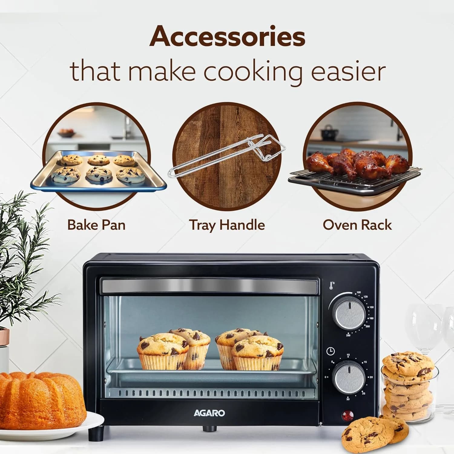 AGARO Marvel 9L OTG Oven 800W – image 5