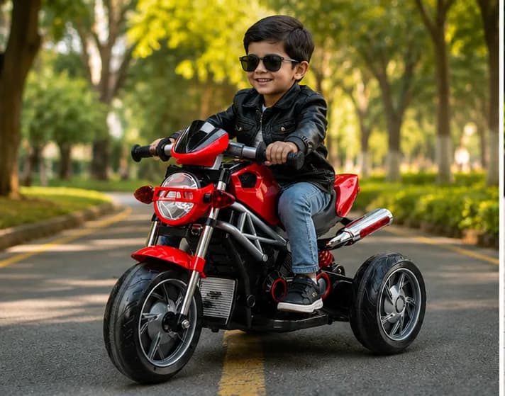 Kids Electric Bike – Bullet Racing Ride-On Bike for Kids – image 3