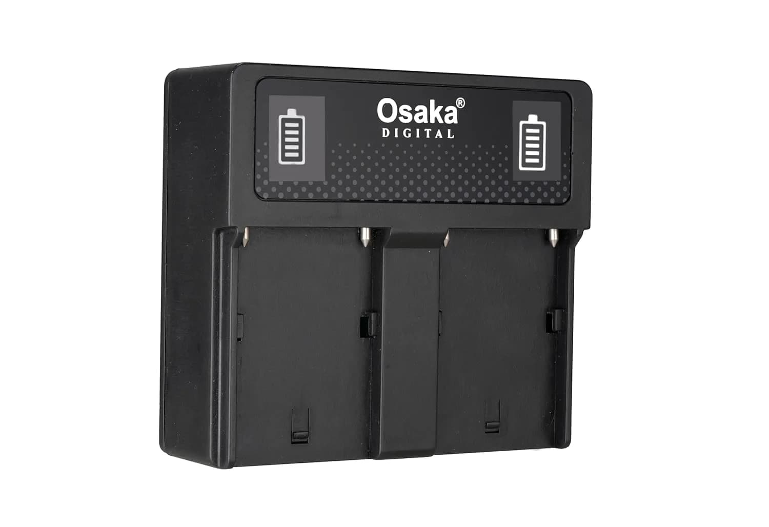 Osaka Dual Charger | Dual Slot Fast Battery Charger for Sony NP-F Series (F550/F750/F970) | LED Indicator Smart Charging Dock | Portable Compact Camera Battery Charger with Overcharge Protection – image 1