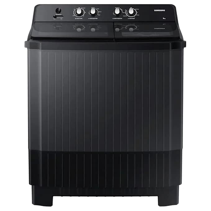 Samsung 8 5 Star Semi-Automatic Top Load Washing Machine Appliance (WT80B3560GB/TL,DARK GRAY) – image 1