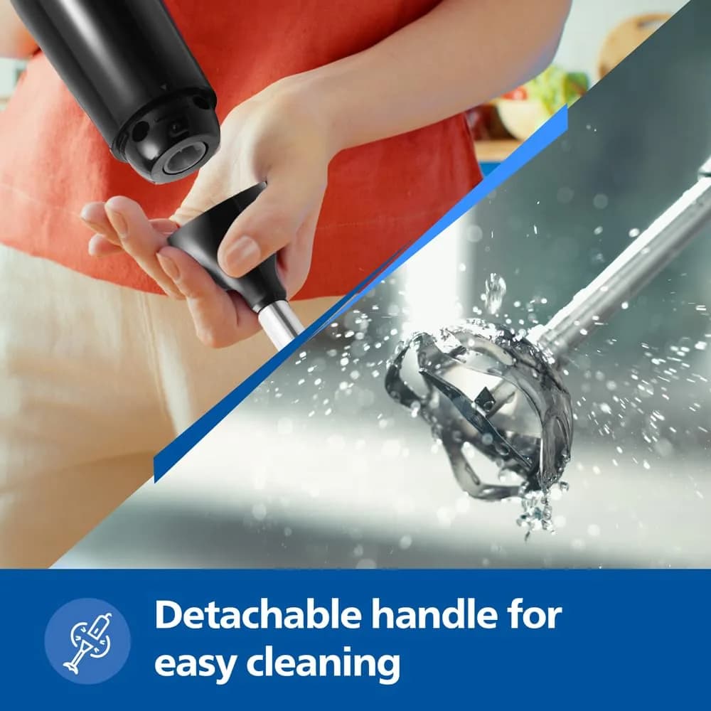 PHILIPS HL1681 Hand Blender |Powerful 300W Motor with Rust free steel arm |Easy single trigger operation |Specially designed blades |Ergonomically designed |Wall bracket for storage, 2year warranty – image 5