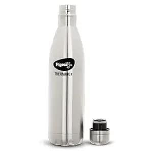 Pigeon by Stovekraft Aqua Therminox Stainless Steel Vaccum Insulated Water Bottle with Copper Coating Inside for Better Hot and Cold Retention (1000 ml) – image 1