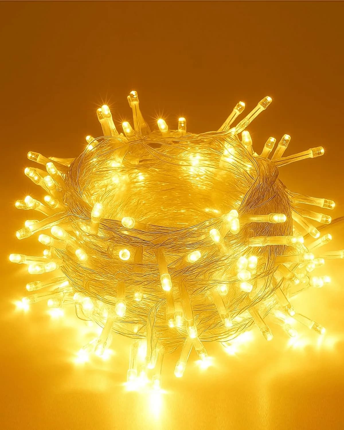 Homesake® 36 Feet Long 40 LED Power Pixel Serial String light Fairy Lights, Plug Sourced, Home & Outdoor light for christmas tree light corner Home, ornament setup festive decor (Pack of 1 Warm White) – image 7