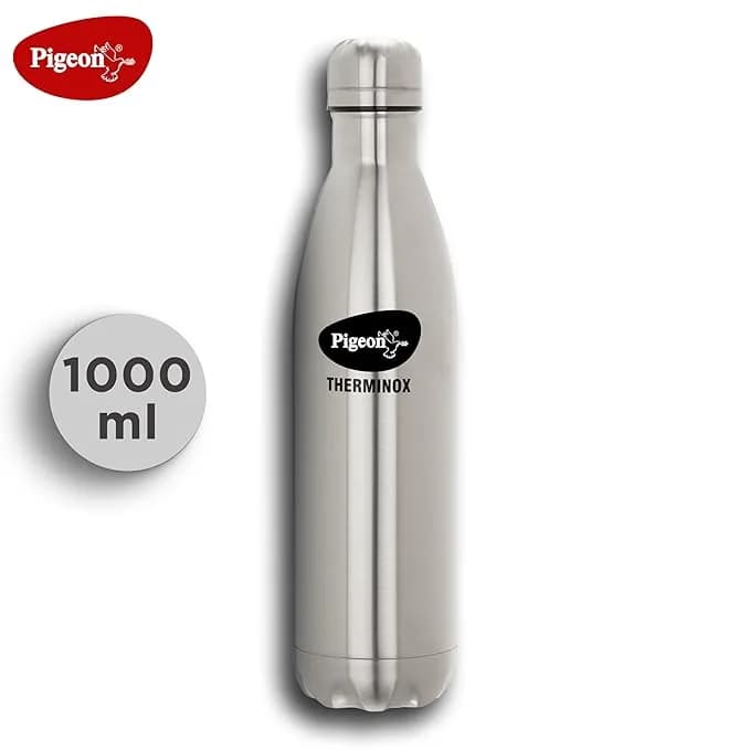 Pigeon by Stovekraft Aqua Therminox Stainless Steel Vaccum Insulated Water Bottle with Copper Coating Inside for Better Hot and Cold Retention (1000 ml) – image 3