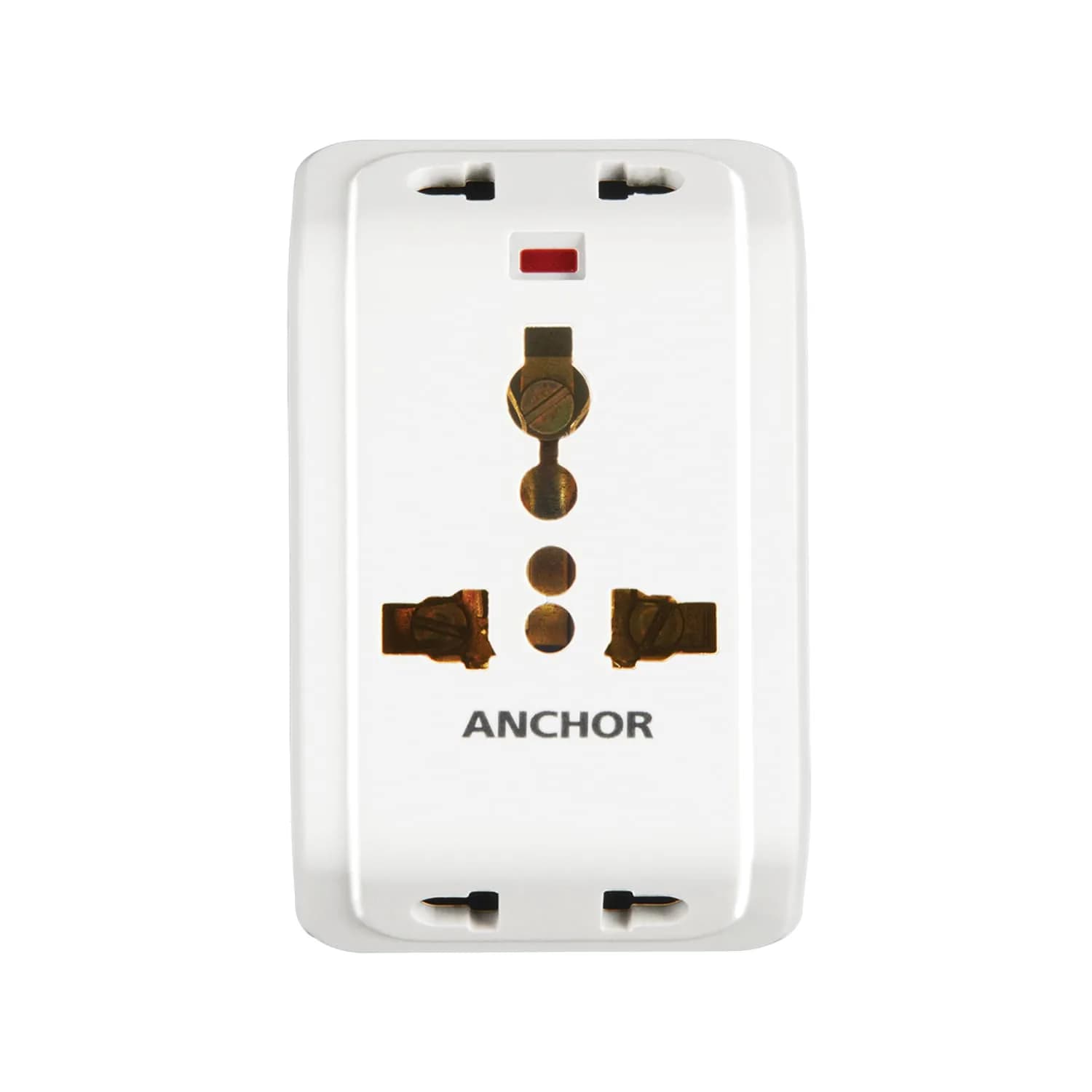 Anchor by Panasonic 6A 3 Pin Multiplug Travel Adapter with Universal Socket | 3 Pin Multi Plug Universal Socket (White) – image 6