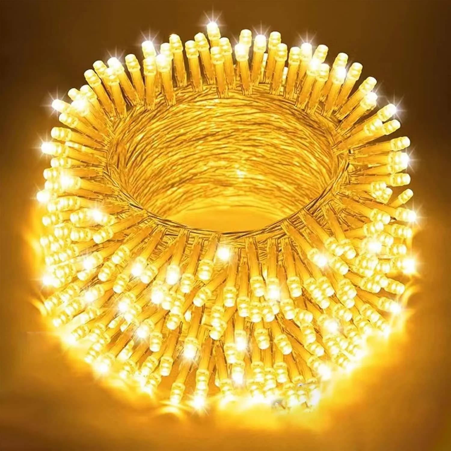 Homesake® 36 Feet Long 40 LED Power Pixel Serial String light Fairy Lights, Plug Sourced, Home & Outdoor light for christmas tree light corner Home, ornament setup festive decor (Pack of 1 Warm White) – image 5