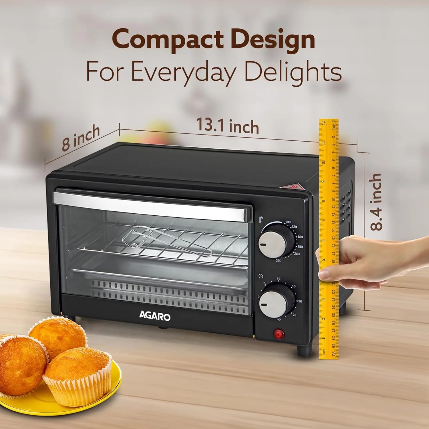 AGARO Marvel 9L OTG Oven 800W – image 8
