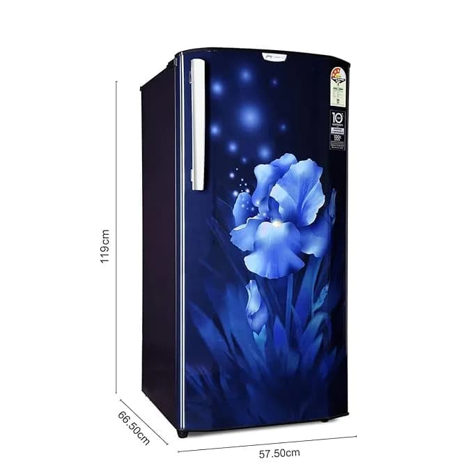 Godrej 192 L 3 Star Direct-Cool Single Door Refrigerator with Farm freshness upto 24 days (RD EDGENEO 207C 33 THF AQ BL, Aqua Blue) – image 2