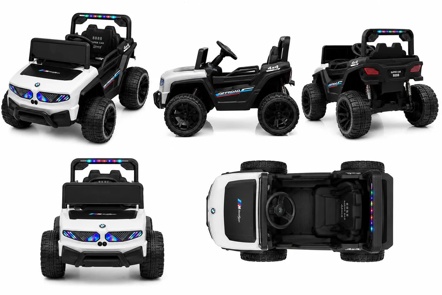 8888 Premium Kids Electric Jeep | 12V 4×4 Battery Operated Ride-On SUV with Parent Remote Control – image 2