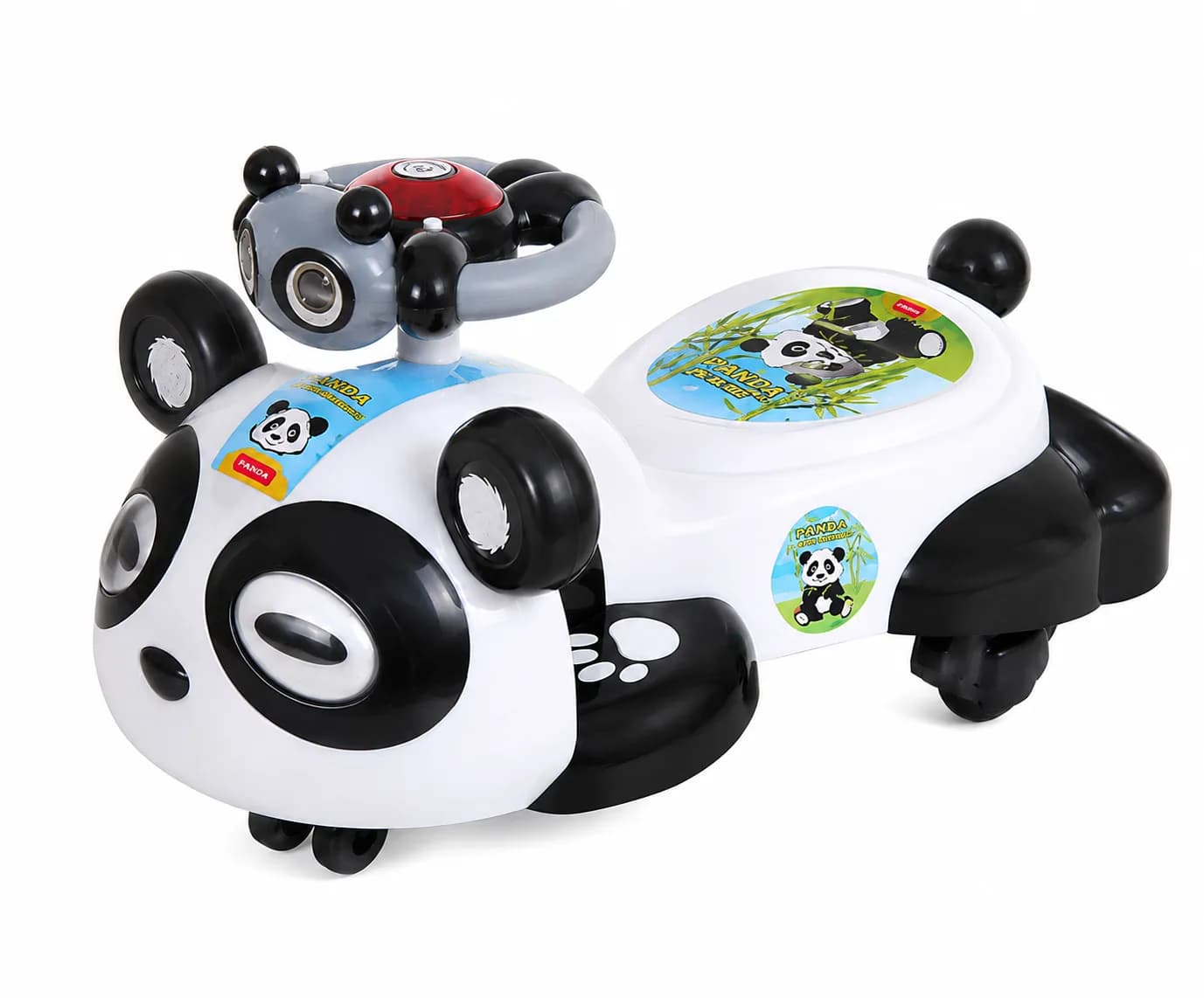 Kids Ride-On Toy Big Panda Sewing Car