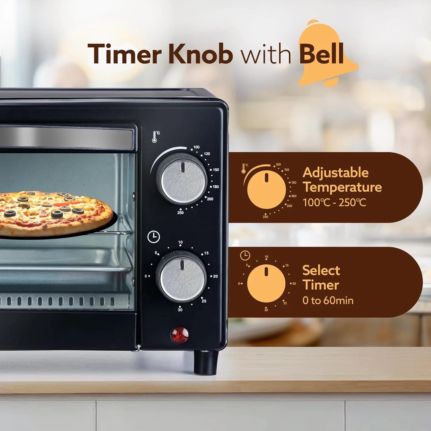 AGARO Marvel 9L OTG Oven 800W – image 2