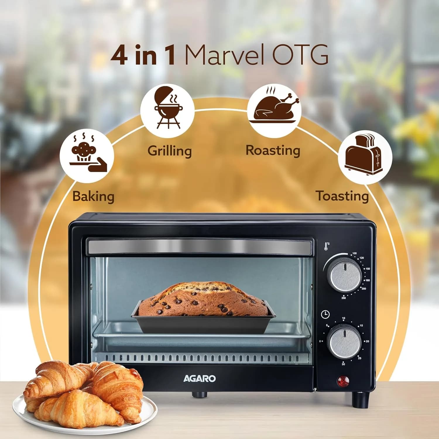 AGARO Marvel 9L OTG Oven 800W – image 4
