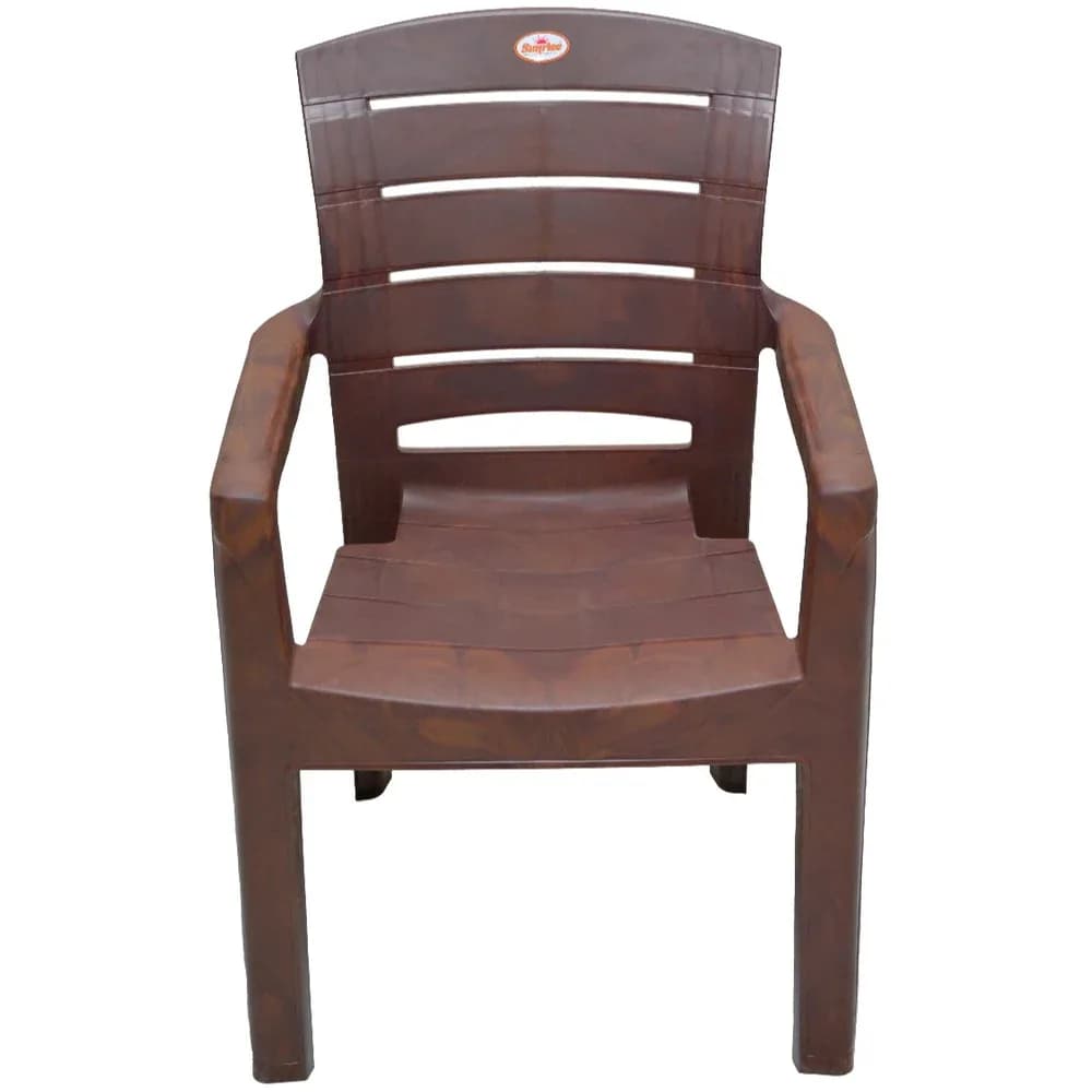1151 Sunrise Plastic Chair, With Armrest – image 2