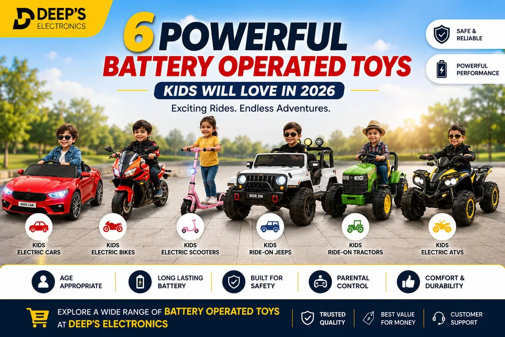 6 Powerful Battery Operated Toys Kids Will Love in 2026
