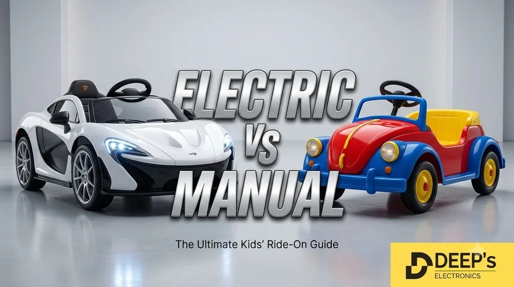 Electric vs Manual Ride-On Car