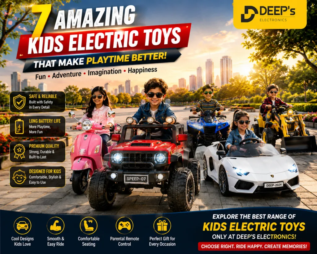 7 Amazing Kids Electric Toys for Better Playtime